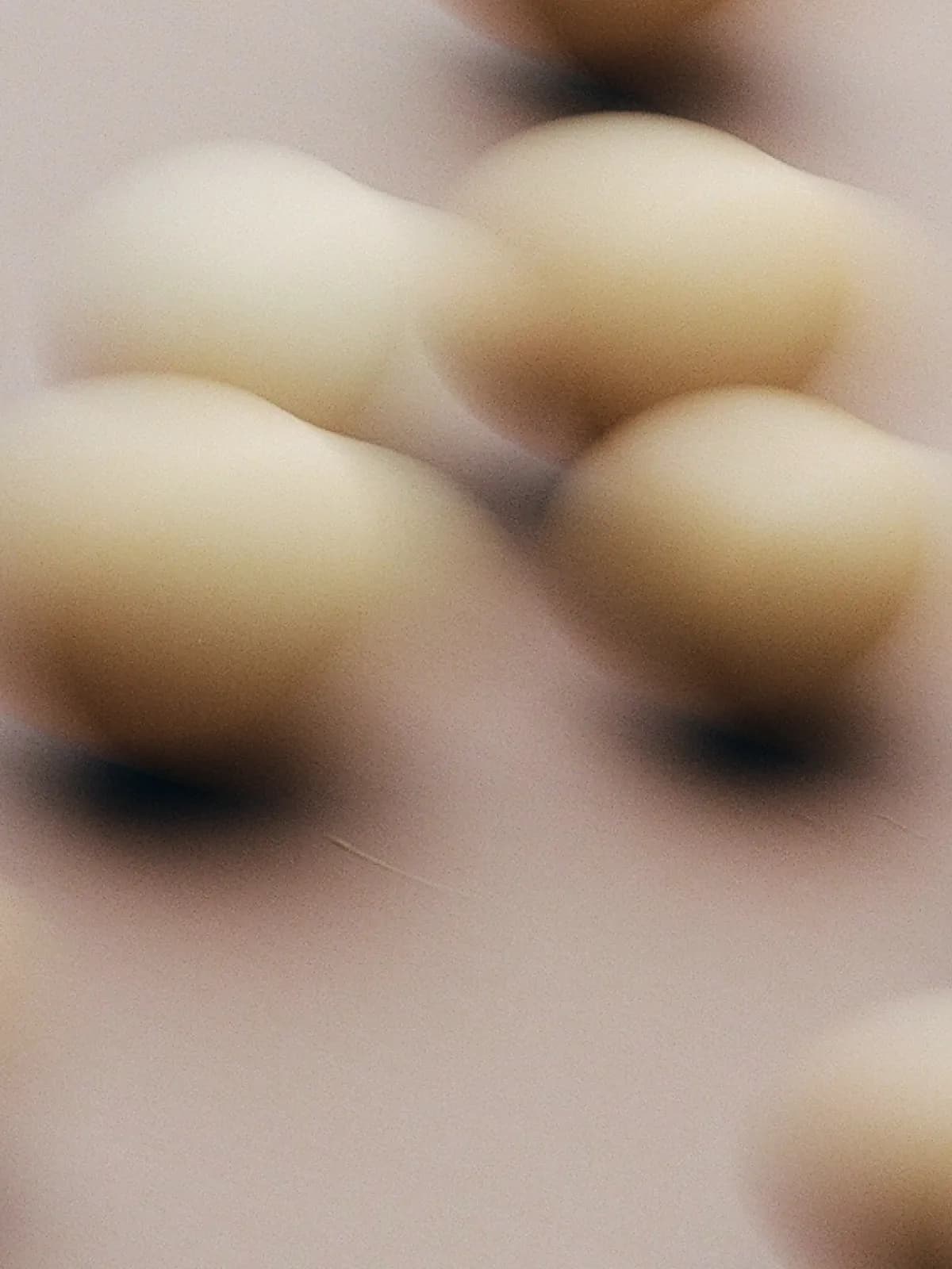 An abstract image of blurry eggs by Claudia Smith